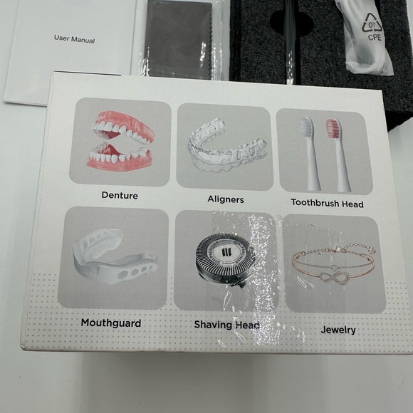 NIB ULTRASONIC CLEANER Designed for Dental Appliances - Picture 7 of 9